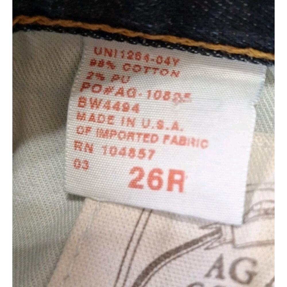 AG Adriano Goldschmied Women's The Tomboy Boyfriend Straight Jeans Size 26R - Picture 5 of 11